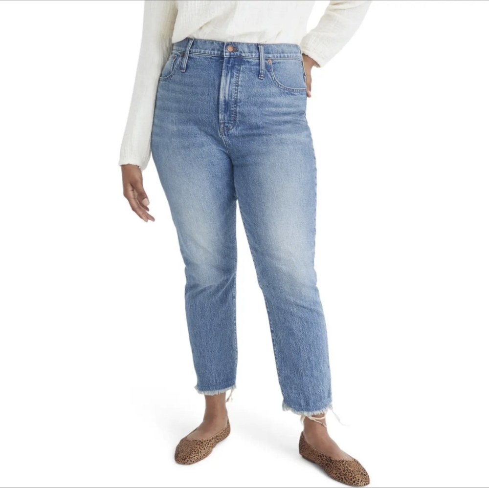 Madewell The Perfect Vintage Crop Jean in Ainsworth Wash Size 35P